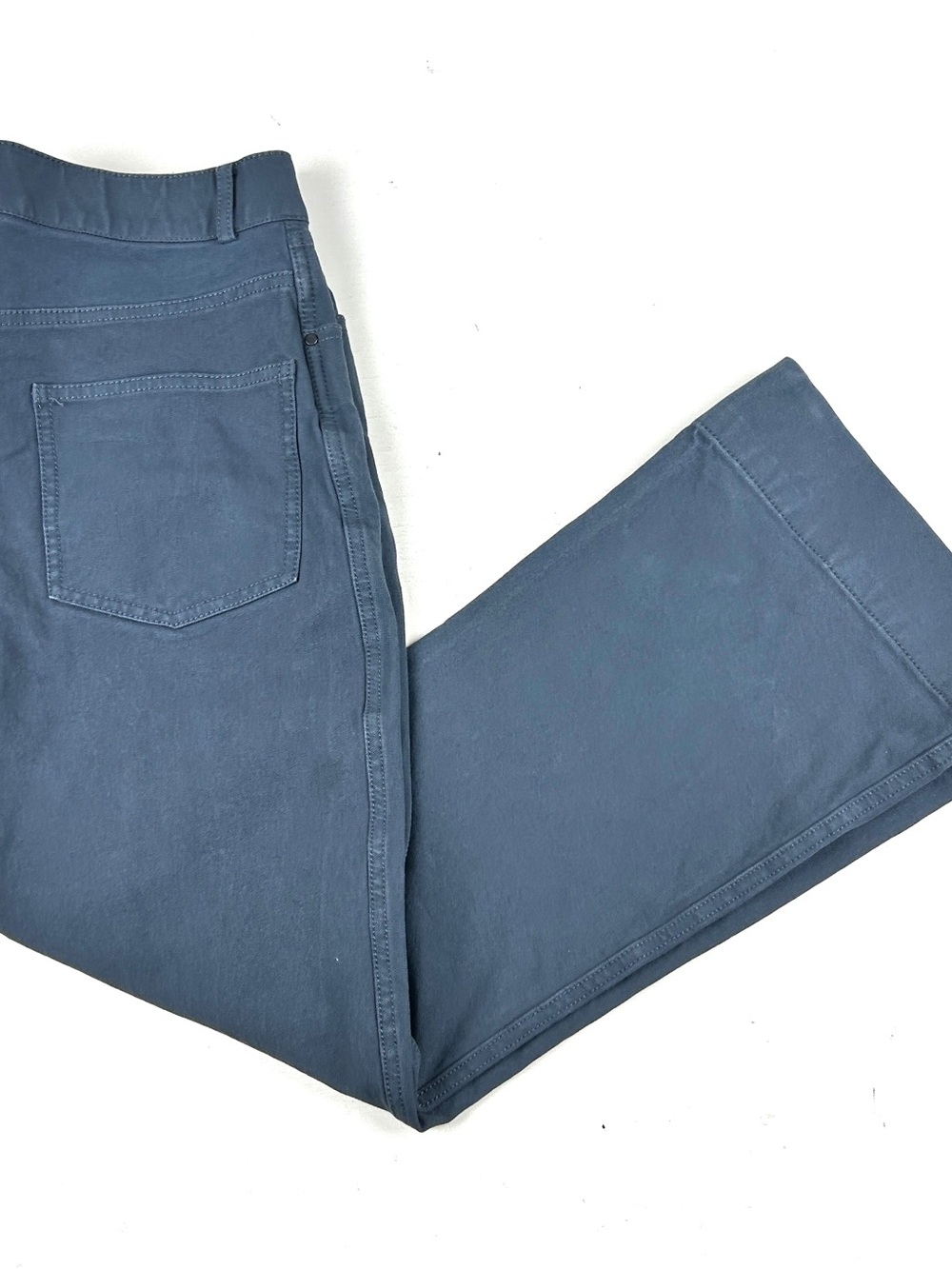 MM LaFleur Flare Leg Pants Slate Gray High Rise Trousers Size 10
